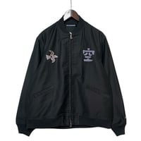 TigreBrocante”KU embroidery moleskin army rib jacket“(black)unisex