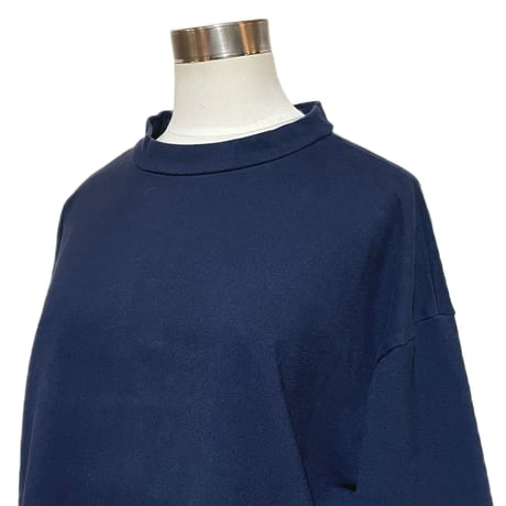 TigreBrocante”ミディアムハード天竺  yakko L/S-T“(navy)unisex