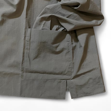 amne "NYLON park shirts" (taupe) unisex