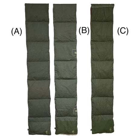 Slow Hands "recycle tent down neck warme"(olive)