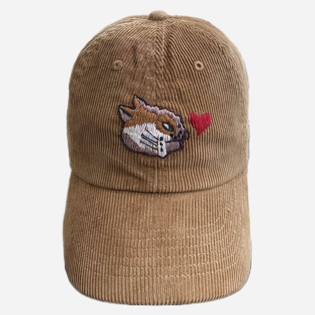 Let’s Kung-Fu “embroidery corduroy cap"(unisex )