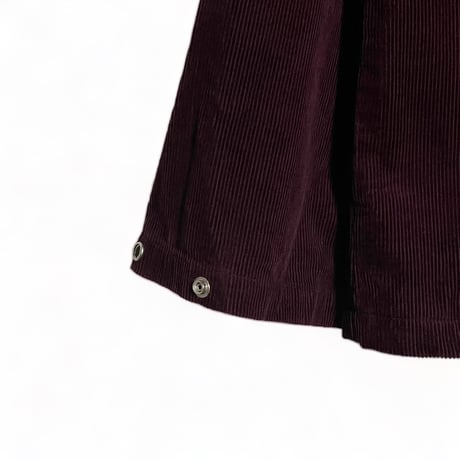 amne "14CORDUROY"coaching jacket (bordeaux) unisex