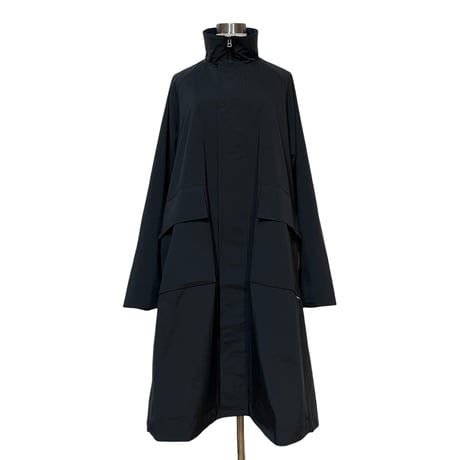 amne "nylon OX covered coat" (black) unisex