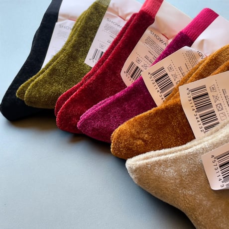 decka quality socks"showatabe"Velour Style Socks(women's)