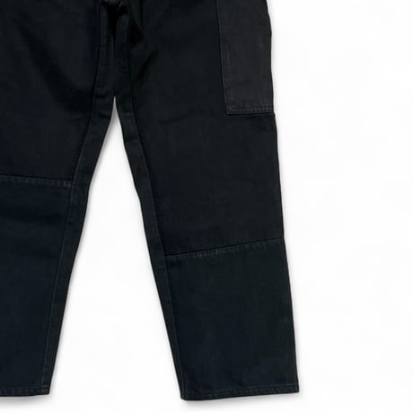 yoused "double knee painter pants" (black) size.1A unisex
