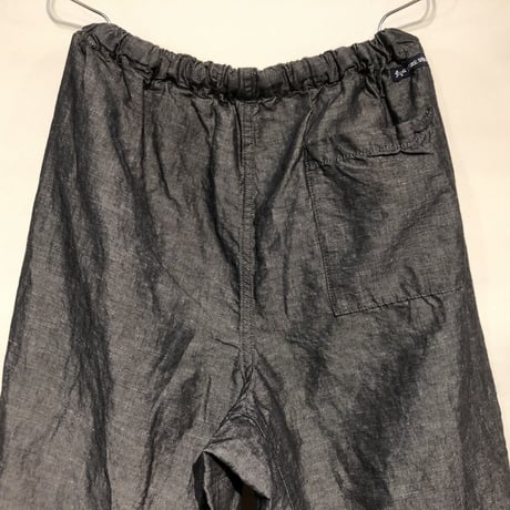 TigreBrocante"linen dungaree tagosaku pants"(black)unisex