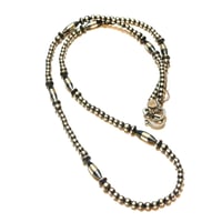 indian jewelry "Theresa Berone mixed navajo pearl necklace” (6mm×65cm)