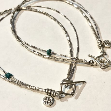 Slowhands "karen silver"anklet (B) unisex