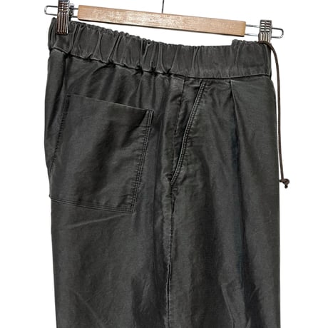 COLINA CAPERTICA "natural dyed moleskin Peg Top Easy Pants"(墨染) unisex
