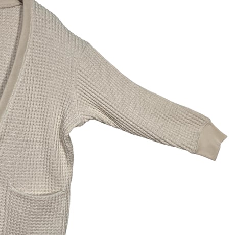 Jackman"cotton big waffle cardigan"(ivory) unisex