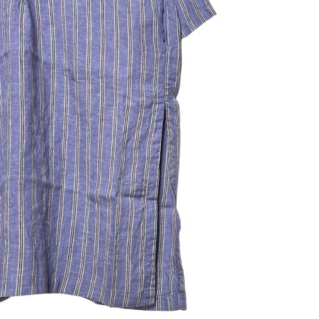 CAERULA PER LIGHTS "linen stripe stand OP" (blue)women's