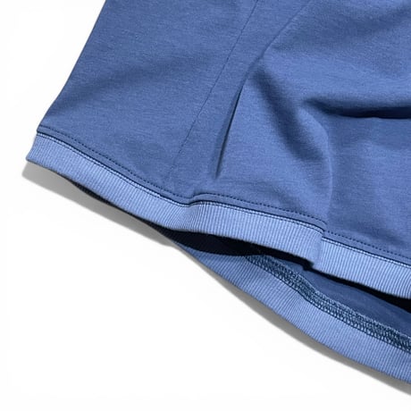 amne "TWISTED JERSEY" half sleeve bottie(blue)unisex