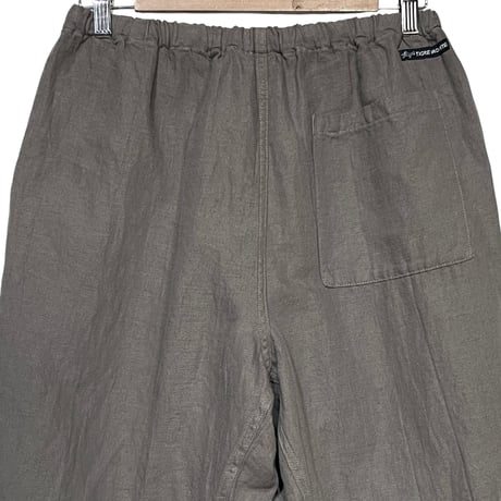 TigreBrocante"cotto linen twill Tagosaku Pants“(graige)unisex