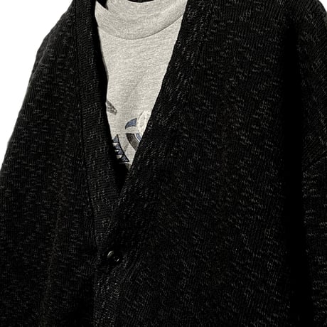 Jackman"slub knit cardigan"(black) unisex