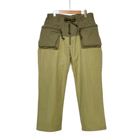 dip ltd "military type switching zip pocket army pants" (khaki)unisex