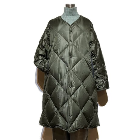 Slow Hands "recycle tent down coat for ARCHIVE"(olive)S-A unisex
