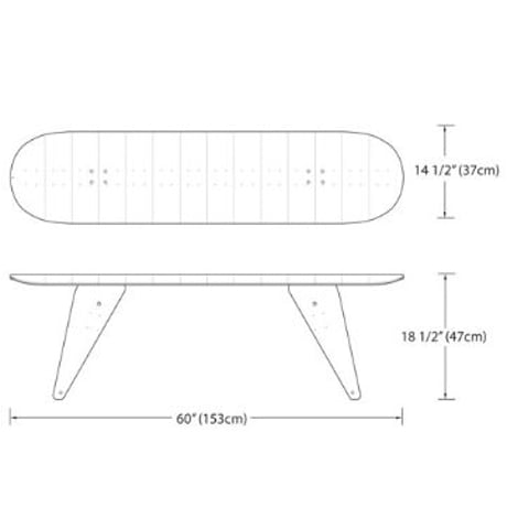 deckstool "three seet deck bench"