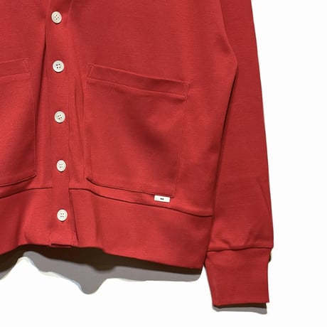 amne "giza round cardigan" (red) unisex