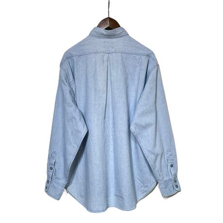 H.UNIT"Denim work shirt"(light indigo) unisex