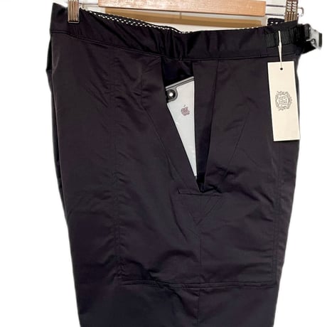 FUNSET OF ART "nylon gabardine HAKAMA stretch climbing pants"(black)unisex