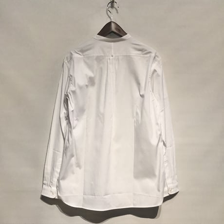 ASEEDONCLOUD"Handwerker collarless  shirts" (white) unisex