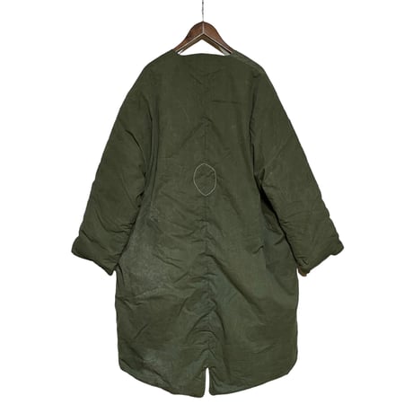 Slow Hands "recycle tent down coat for archive exclusive "(olive×mustard)M-B(unisex)