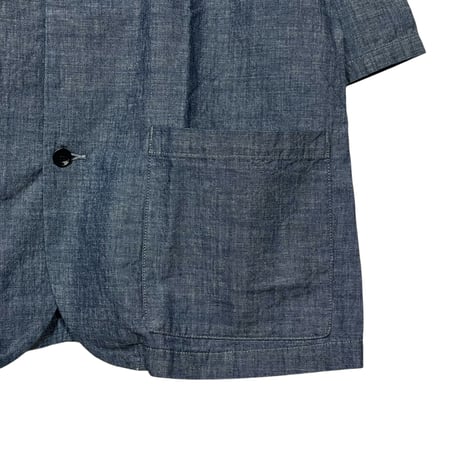 TigreBrocante"indigo chambray raglan tailored S/S shirts"(indigo)unisex