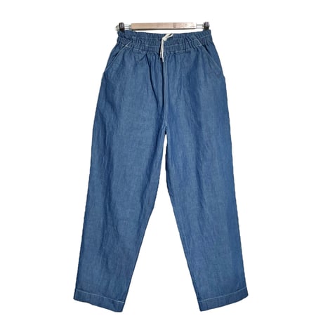 H.UNIT "C/L chambray easy pants"(indigo)unisex