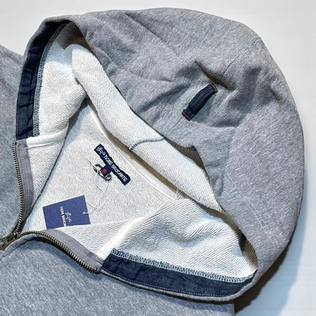TigreBrocante"marbled open zip parka"(gray)unisex