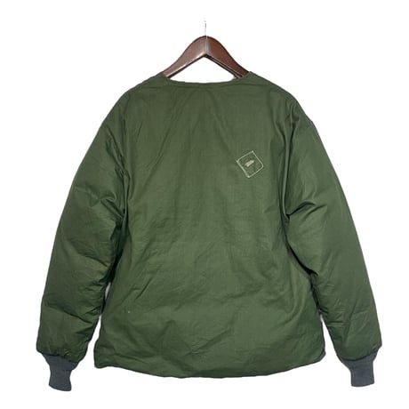 Slow Hands "recycle tent down painter jackte"(olive×oramge)