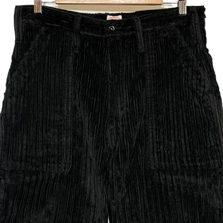 FUNSET OF ART “jumbo cord utility pants"(black)unisex