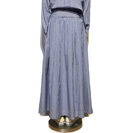 amne "STRIPE skirt" (blue) women’s
