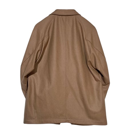 ASEEDONCLOUD"Handwerker HW wool flannel handsfree jacket"(camel)unisex