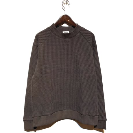 Jackman"cotton waffle mid neck"(smoke wood)unisex