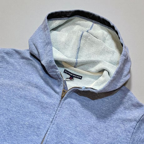 TigreBrocante"marbled open zip parka"(blue)unisex