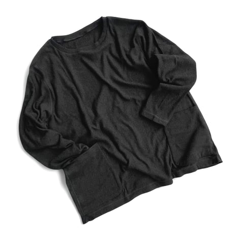HOLIDAY TRUNKS"homebody3 Pile Long sleeve tee Ver2.0(black)unisex