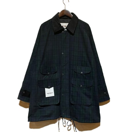 PORTRAITE"classic field jacket long"(black watch corduroy)unisex