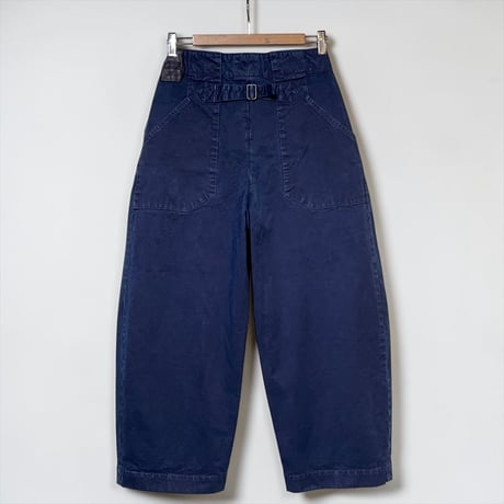 ASEEDONCLOUD"Handwerker wide trousers " (indigo) women's