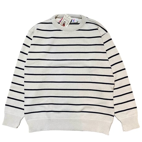 Brimwick U.S.A "stripe cotton crewneck" (natural)unisex