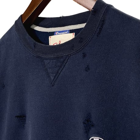 SUBTLE Re label "used damage sweat" (unisex) D
