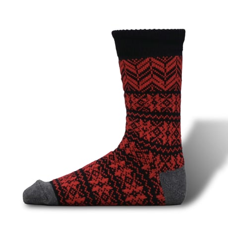 decka quality socks "BRU NA BOINNE × decka quality socks" jaquard socks (nordeic)
