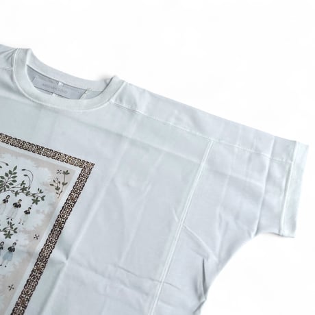 ASEEDONCLOUD"shokuonshitsu T-shirts Family tree print"(off white)unisex