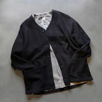 Slow Hands "dobby waffle festival jacket"(black)unisex