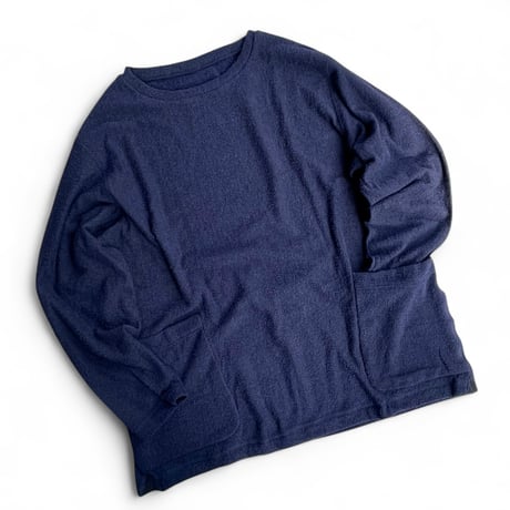 HOLIDAY TRUNKS"homebody3 Pile Long sleeve tee Ver2.0(navy)unisex