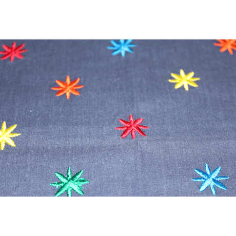 KNIFEWING "embroidery bandana"(flower color)