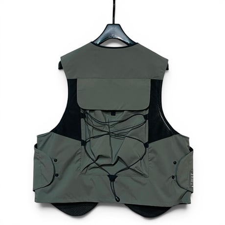 ASEEDONCLOUD"Handwerker HW TS westcoat"(khaki)unisex