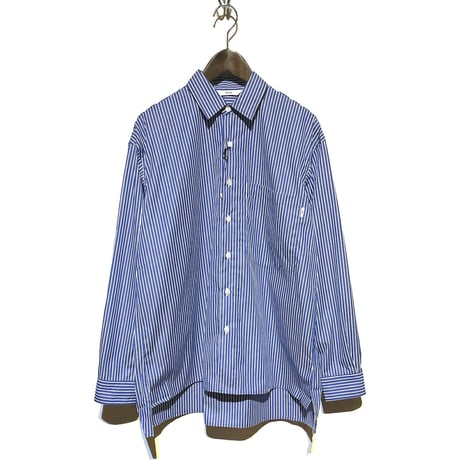 amne "STRIPE R.C"covered shirts (blue)