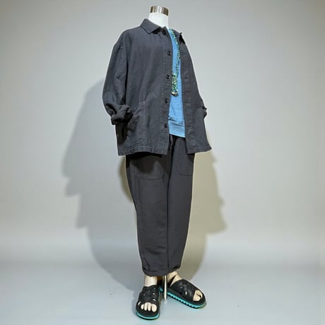 TigreBrocante"hoot cotton regular coverall"(sumikuro)unisex