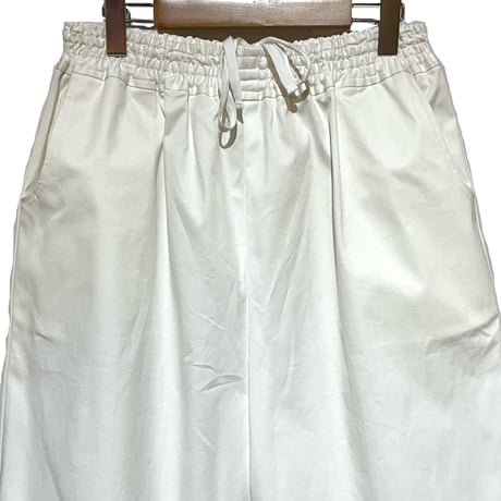 Linen ya"cotton stretch easy pants"(white)women's
