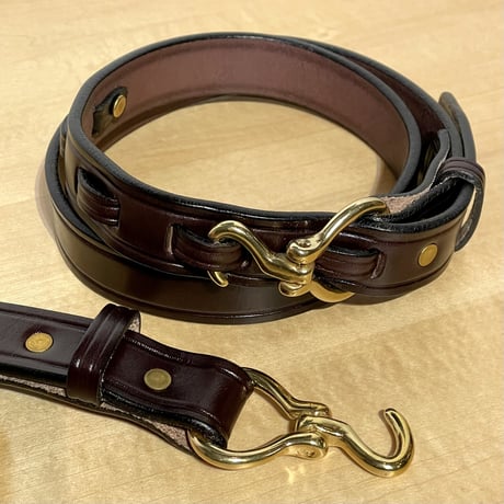 TORY LEATHER USA"Bridle Leatgher Mini Hoof Pick Belt"(havana)unisex